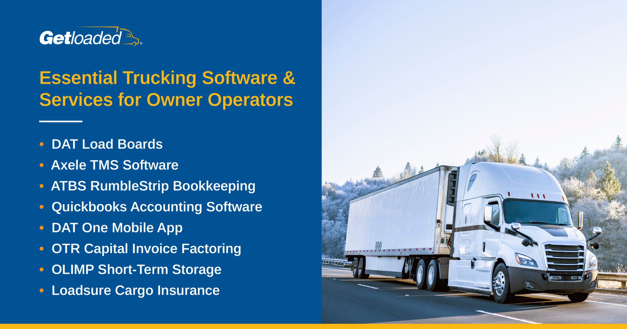 Essential Trucking Software & Services for Owner Operators » Getloaded